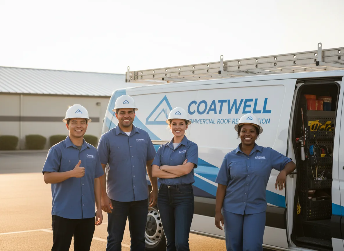 Commercial roof coating company in Helen, GA